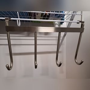 Silver Door Coat Hook
